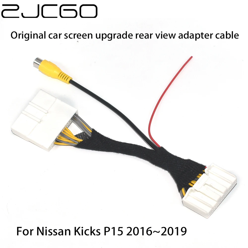 Car Rear View Backup Reverse Camera Adapter RCA Cable for Nissan Kicks 2016 2017 2018 2019 2020 Original Factory Screen Input
Car Rear View Backup Reverse Camera Adapter RCA Cable for Nissan Kicks 2016 2017 2018 2019 2020 Original Factory Screen Input