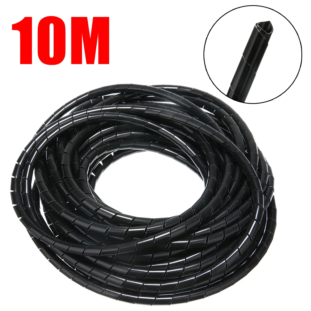 10M Spiral Manage Cord Wire Wrap 8mm Spiral Wrapping Wire Organizer Sheath Tube Manage Cord PC TV Winding Cable Sleeves
10M Spiral Manage Cord Wire Wrap 8mm Spiral Wrapping Wire Organizer Sheath Tube Manage Cord PC TV Winding Cable Sleeves