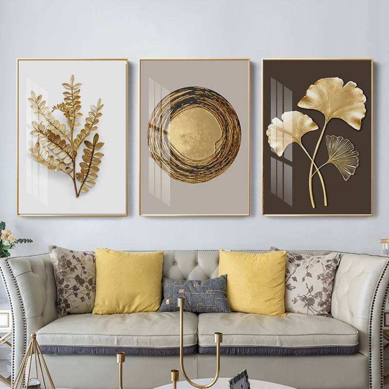 Canvas Painting Wall Art Golden Plant Leaf Texture Line Picture Painting and Scandinavian Painting Home Living Room Decoration
Canvas Painting Wall Art Golden Plant Leaf Texture Line Picture Painting and Scandinavian Painting Home Living Room Decoration