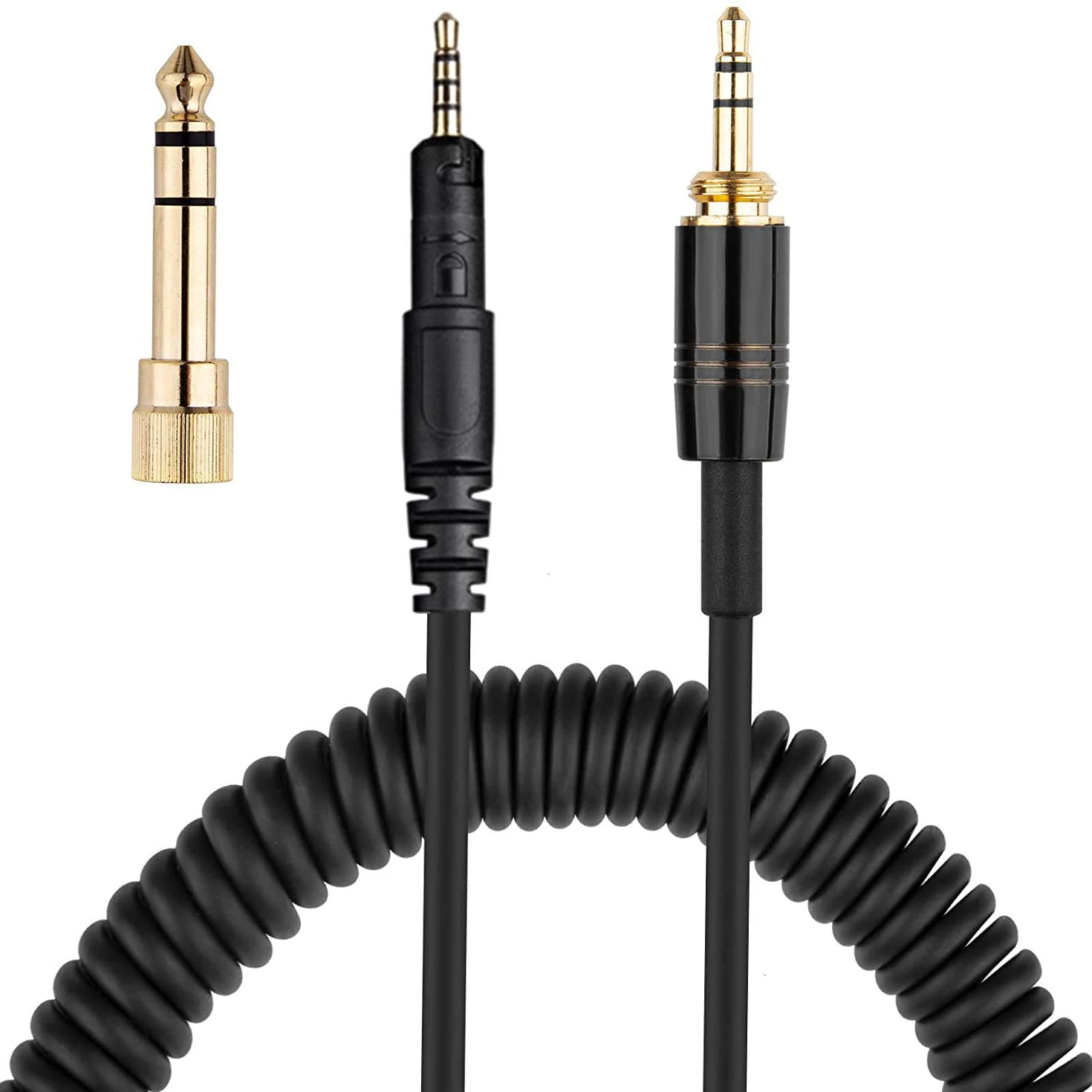 OFC 6.35mm Replacement Spring Cable for Audio Technica ATH-M70X ATH-M70X ATH-M60X ATH-M50X ATH M70X M60X M50X M40X Headphones
OFC 6.35mm Replacement Spring Cable for Audio Technica ATH-M70X ATH-M70X ATH-M60X ATH-M50X ATH M70X M60X M50X M40X Headphones