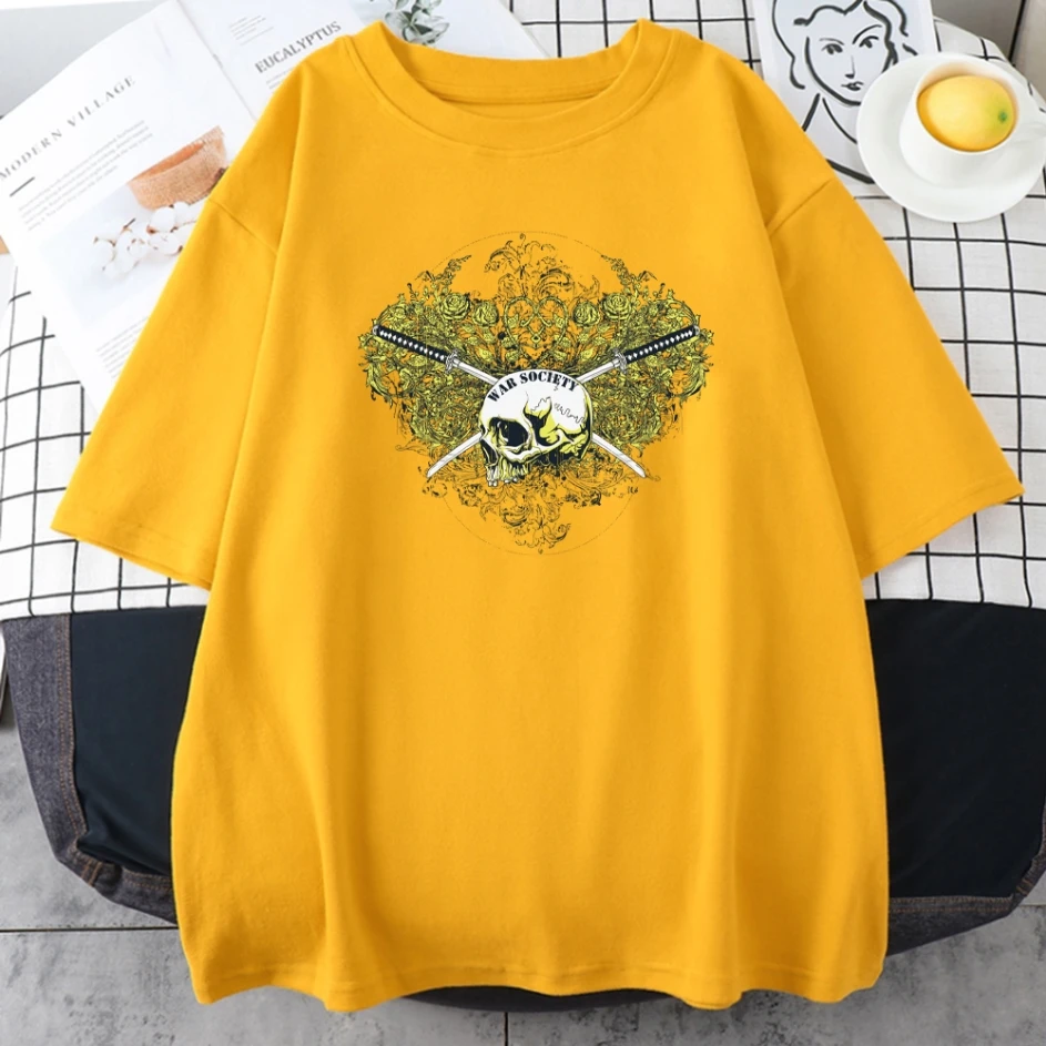 War Society Print Female T Shirt Fashion Oversize T-shirt Street Summer Crewneck Tshirt Simplicity High Quality T-shirts Woman
War Society Print Female T Shirt Fashion Oversize T-shirt Street Summer Crewneck Tshirt Simplicity High Quality T-shirts Woman