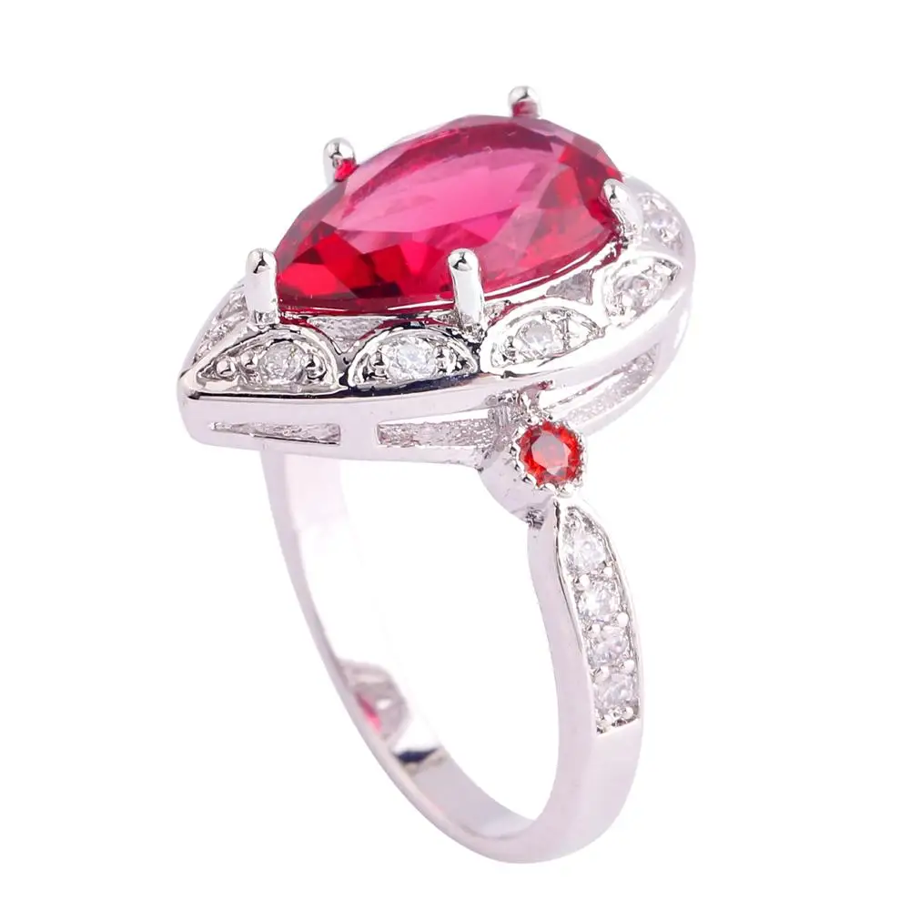 Женское Винтажное кольцо с фиолетовым красным и розовым цирконом Размеры s 6 9 10|ring
