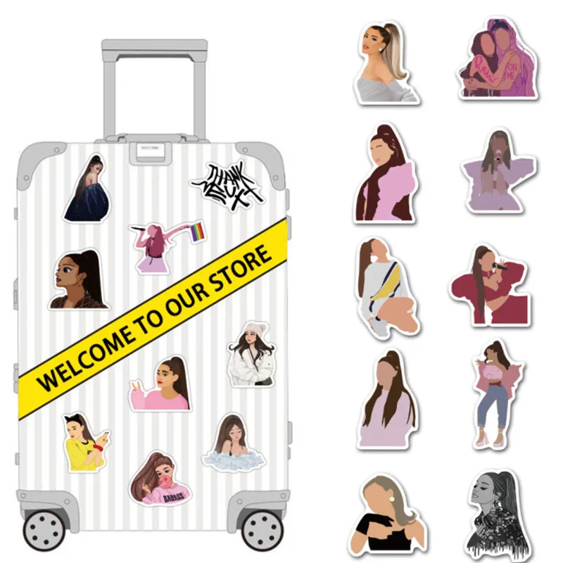 50 pcs American singer Ariana Grande Graffiti Waterproof Skateboard Travel Suitcase Phone Laptop Luggage Stickers Cute Kids G
50 pcs American singer Ariana Grande Graffiti Waterproof Skateboard Travel Suitcase Phone Laptop Luggage Stickers Cute Kids G