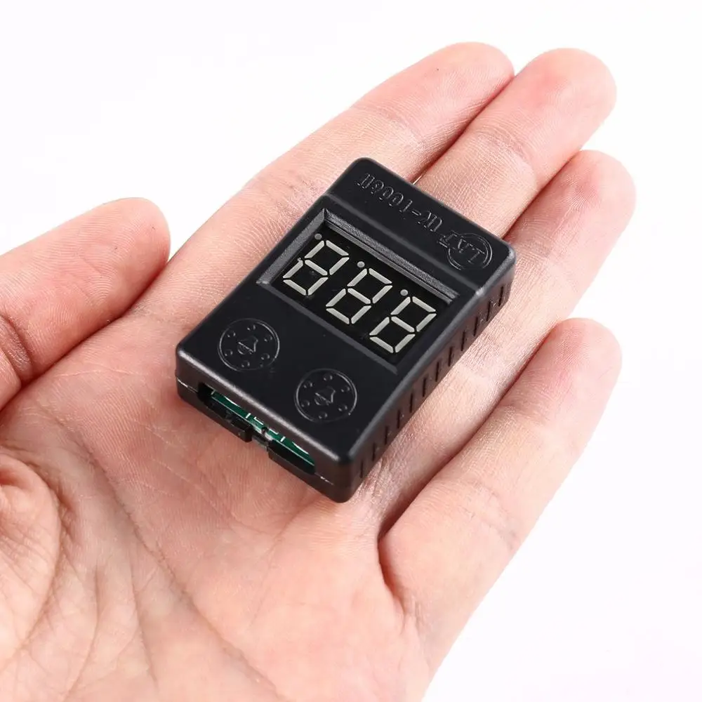 Droyuke Lipo battery voltage tester BX100 1-8S / low voltage vibration alarm battery voltage tester with dual speakers black
Droyuke Lipo battery voltage tester BX100 1-8S / low voltage vibration alarm battery voltage tester with dual speakers black