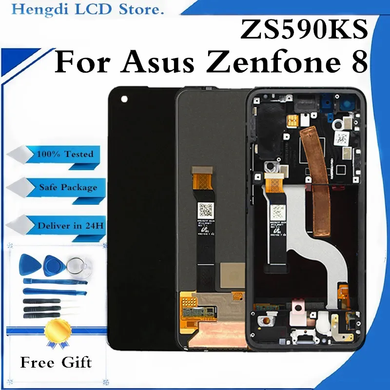 Original LCD For Asus Zenfone 8 ZS590KS-2A007EU LCD Display Screen Touch Panel Digitizer For Zenfone8 I006D LCD With Frame
Original LCD For Asus Zenfone 8 ZS590KS-2A007EU LCD Display Screen Touch Panel Digitizer For Zenfone8 I006D LCD With Frame