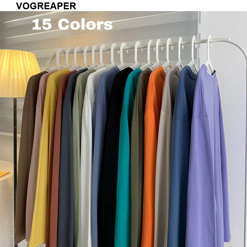 15 Colors Korean Fashion O-Neck Mens T Shirts Casual 100% Cotton Long Sleeve Basic Tee Shirts 4XL 5XL
15 Colors Korean Fashion O-Neck Mens T Shirts Casual 100% Cotton Long Sleeve Basic Tee Shirts 4XL 5XL