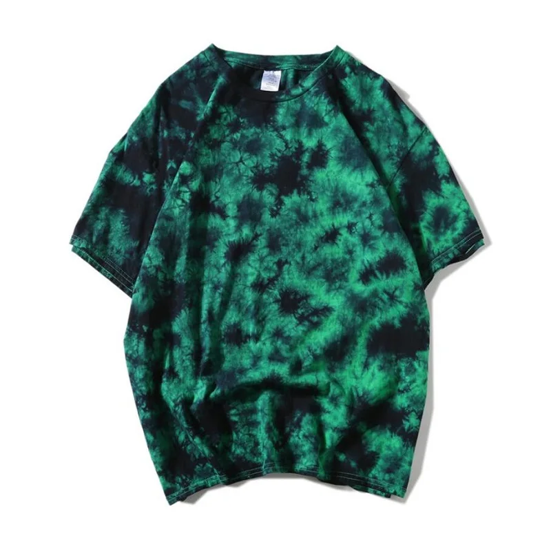 Fashion Tie Dye tshirt Unisex Hip Hop T-shirt Fashion Summer Mens Round Neck loose Tshirts 100%cotton Womens Oversize Tees Tops 
Fashion Tie Dye tshirt Unisex Hip Hop T-shirt Fashion Summer Mens Round Neck loose Tshirts 100%cotton Womens Oversize Tees Tops