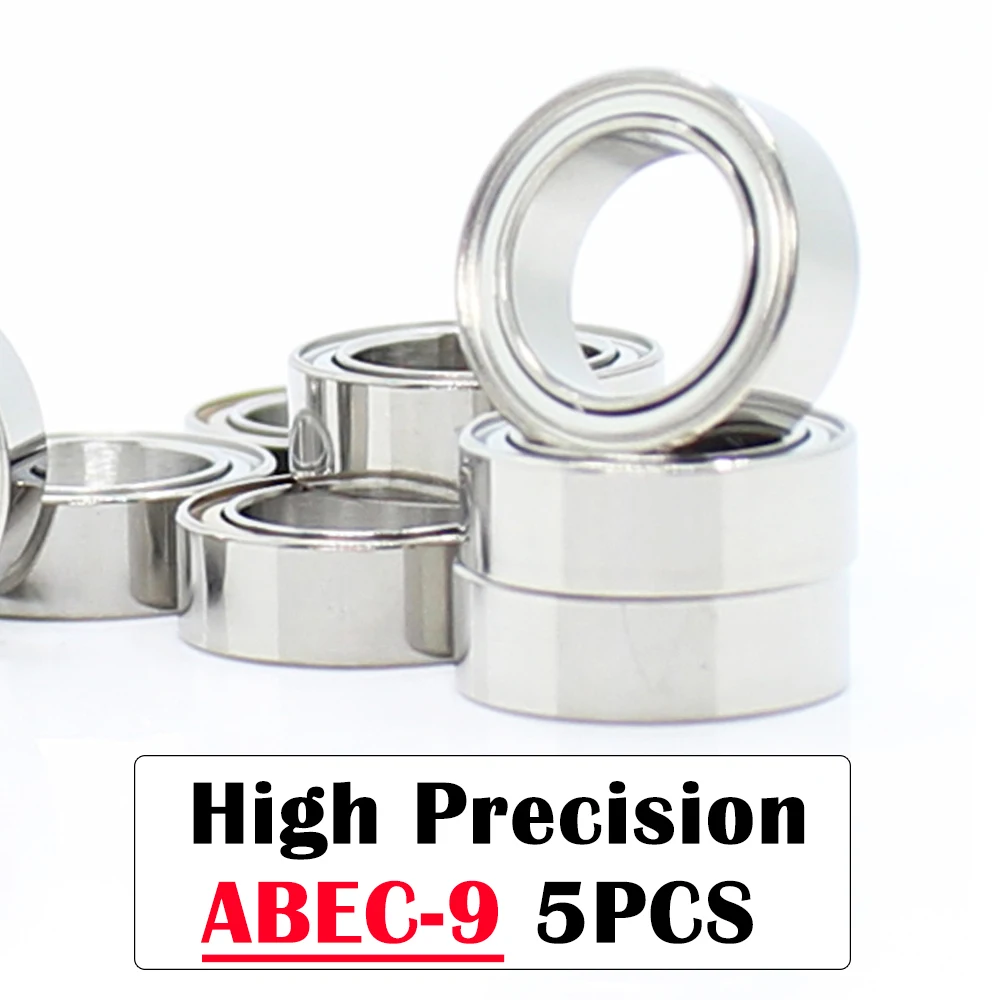 

5PCS R188ZZ ABEC-9 6.35X12.7X4.76 mm Miniature Bearings R188 ZZ R188Z