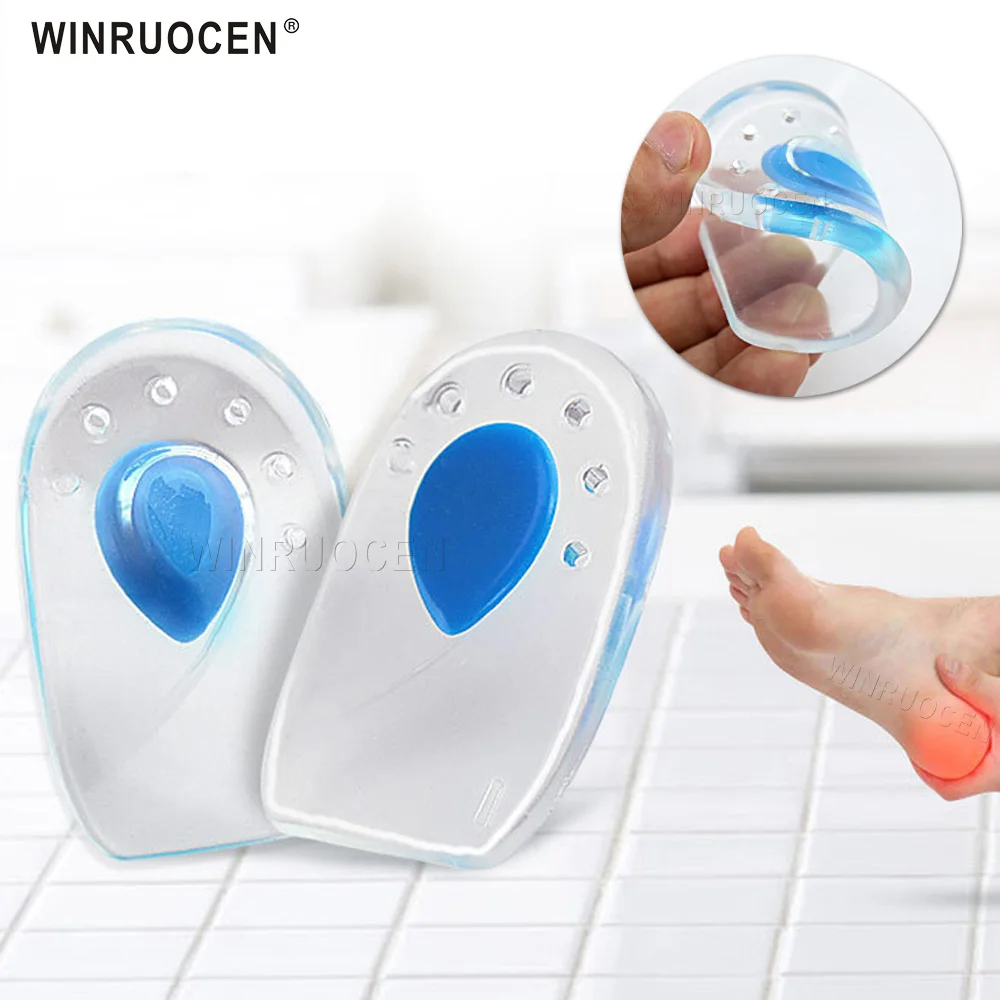 Protect Heel Silica Gel Men Women Heel Insoles Soles Relieve Foot Pain Protectors Spur Support Shoe Pad Foot Care Tool
Protect Heel Silica Gel Men Women Heel Insoles Soles Relieve Foot Pain Protectors Spur Support Shoe Pad Foot Care Tool