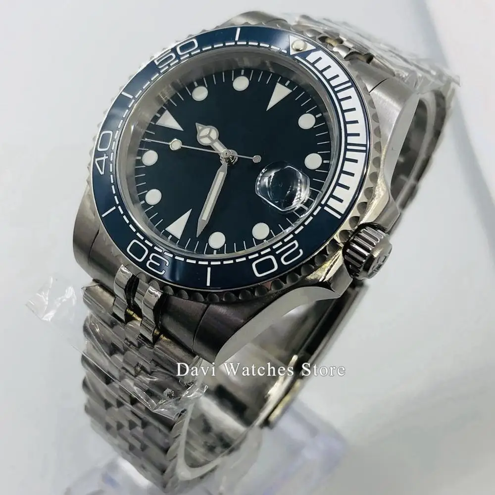 40mm Bliger/Sterile Top Watch Luminous Sapphire Glass Polished Bezel Silver Crown Case Miyota Automatic Movement Men's Watch 
40mm Bliger/Sterile Top Watch Luminous Sapphire Glass Polished Bezel Silver Crown Case Miyota Automatic Movement Men's Watch