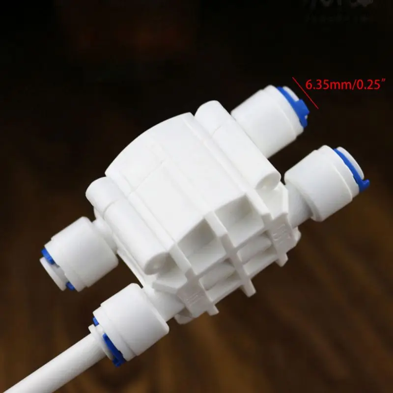 1/4" OD Tube 4 Way Valve Auto Shut Off Pressure Regulator Aquarium Water Purifier Reverse Osmosis Machine Water Filter Parts
1/4" OD Tube 4 Way Valve Auto Shut Off Pressure Regulator Aquarium Water Purifier Reverse Osmosis Machine Water Filter Parts
