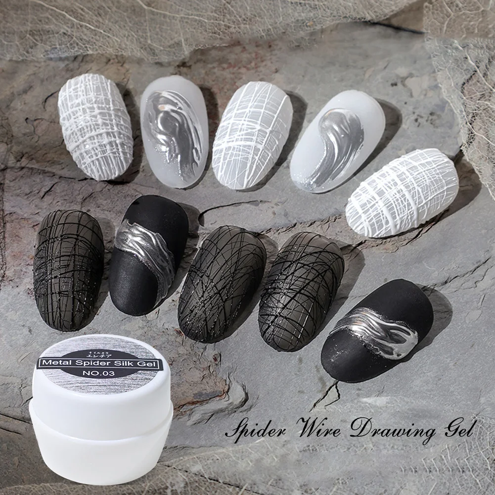 Spider Wire Drawing Gel UV Glue Gel Spider Web Varnish Painting Liner Nail Art DIY Design Manicure Nail Polish
Spider Wire Drawing Gel UV Glue Gel Spider Web Varnish Painting Liner Nail Art DIY Design Manicure Nail Polish