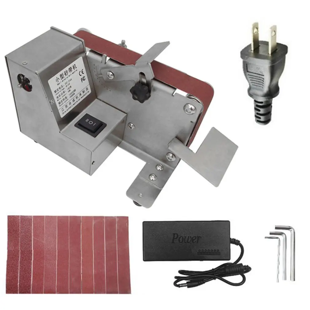 Mini Sanding Machine Belt Sander Electric Polishing Machine 7 Gear Speed Adjustable Metal Wood Cutters Grinding Machine 180W
Mini Sanding Machine Belt Sander Electric Polishing Machine 7 Gear Speed Adjustable Metal Wood Cutters Grinding Machine 180W