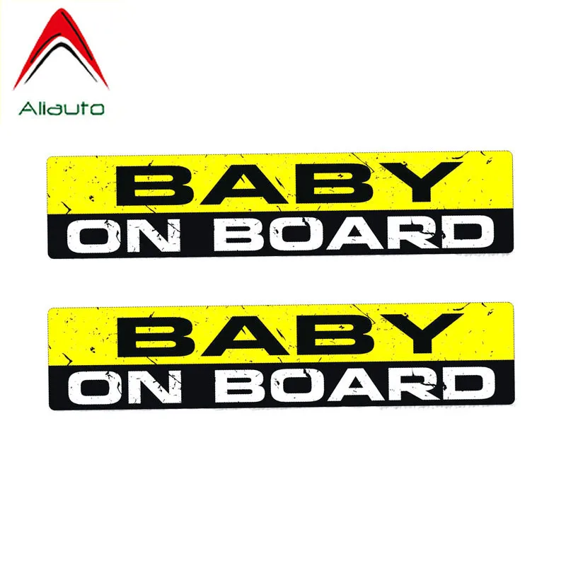 Aliauto 2 X Caution Car Sticker Warning Baby on Board Personality Waterproof Sunscreen Decal Accessories PVC,20cm*4cm
Aliauto 2 X Caution Car Sticker Warning Baby on Board Personality Waterproof Sunscreen Decal Accessories PVC,20cm*4cm