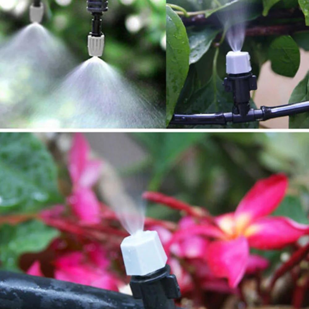 33pcs/set 10 Meters 12 Spray Nozzle Automatic Irrigation System Water Misting Cooling System Mist Sprinkler Nozzle
33pcs/set 10 Meters 12 Spray Nozzle Automatic Irrigation System Water Misting Cooling System Mist Sprinkler Nozzle