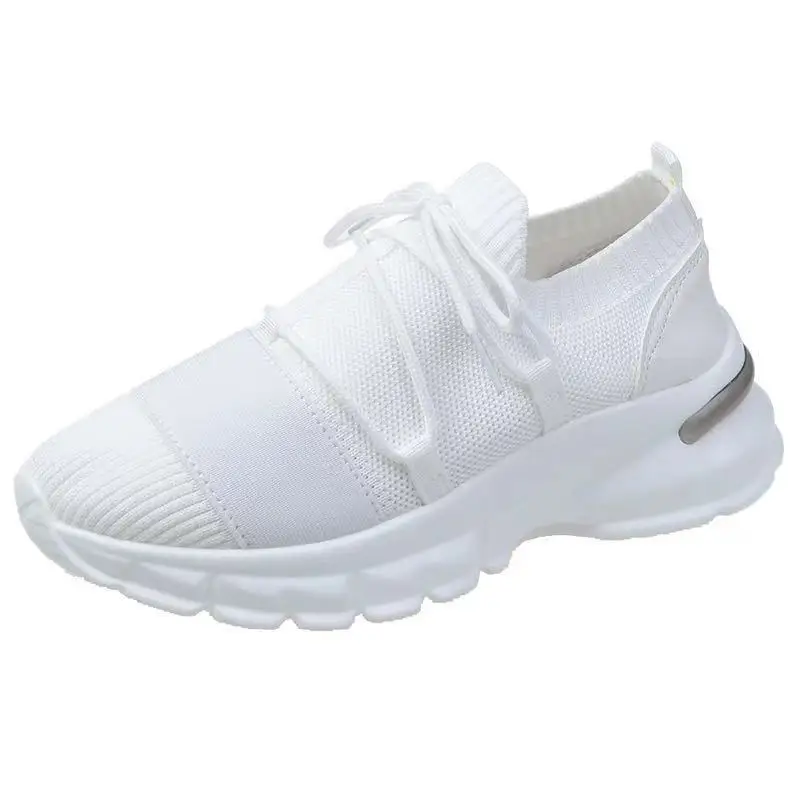 Large size flying woven breathable mesh casual shoes women's spring 2021 new thick-soled lace-up solid color couple shoes
Large size flying woven breathable mesh casual shoes women's spring 2021 new thick-soled lace-up solid color couple shoes