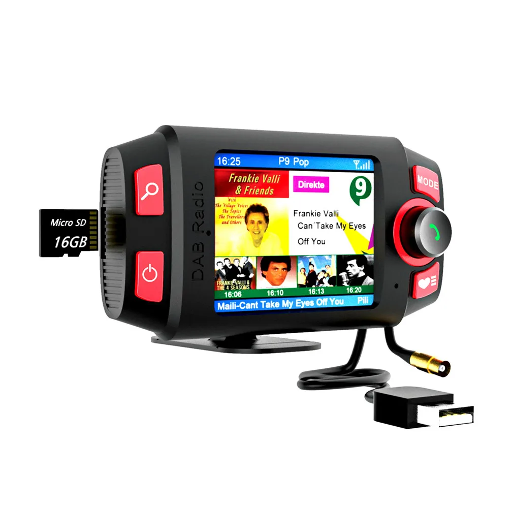 In Car Use DAB/ DAB+ Digital Radio Adapter Receiver with Bluetooth Music Streaming 5V USB Interface
In Car Use DAB/ DAB+ Digital Radio Adapter Receiver with Bluetooth Music Streaming 5V USB Interface