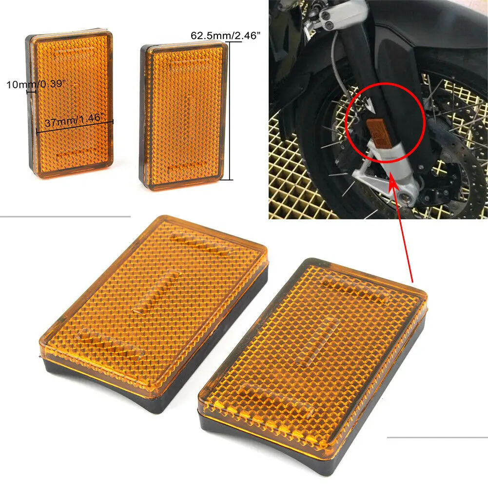 

Motorcycle Accessories Front Fork Leg Reflectors Rectangle Sticker Cover for BMW K1200RS K1200GT R1200RT R1200GS R1200R Hot Sale