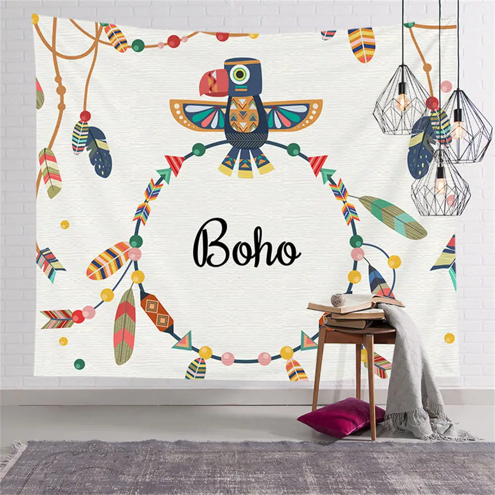 Custom Modern Dream Catcher Feathers Tapestry Hippie Tapestries Wall Art Decor Hanging Fabric Living Ceiling Room CGT013
Custom Modern Dream Catcher Feathers Tapestry Hippie Tapestries Wall Art Decor Hanging Fabric Living Ceiling Room CGT013