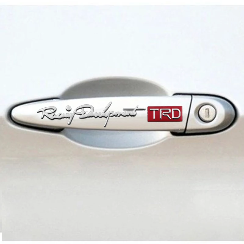 2x Trd logo car sticker reflective sticker Auto car handle door button decal sticker for Toyotas Highlander Camry CHR YARiS L
2x Trd logo car sticker reflective sticker Auto car handle door button decal sticker for Toyotas Highlander Camry CHR YARiS L