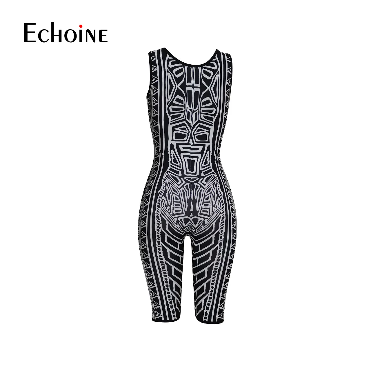 Echoine Women Print Playsuit Sleeveless O-neck Sheath Elastic Bodycon Playsuits Casual Tracksuit One Piece Set Summer Outfit
Echoine Women Print Playsuit Sleeveless O-neck Sheath Elastic Bodycon Playsuits Casual Tracksuit One Piece Set Summer Outfit