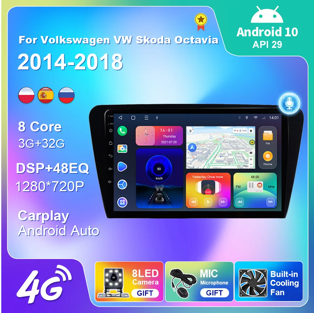 Car Radio Multimedia Autoradio For Volkswagen VW Skoda Octavia 2014-2018 Audio Stereo Player Rear Camera GPS Navigation 2 Din
Car Radio Multimedia Autoradio For Volkswagen VW Skoda Octavia 2014-2018 Audio Stereo Player Rear Camera GPS Navigation 2 Din