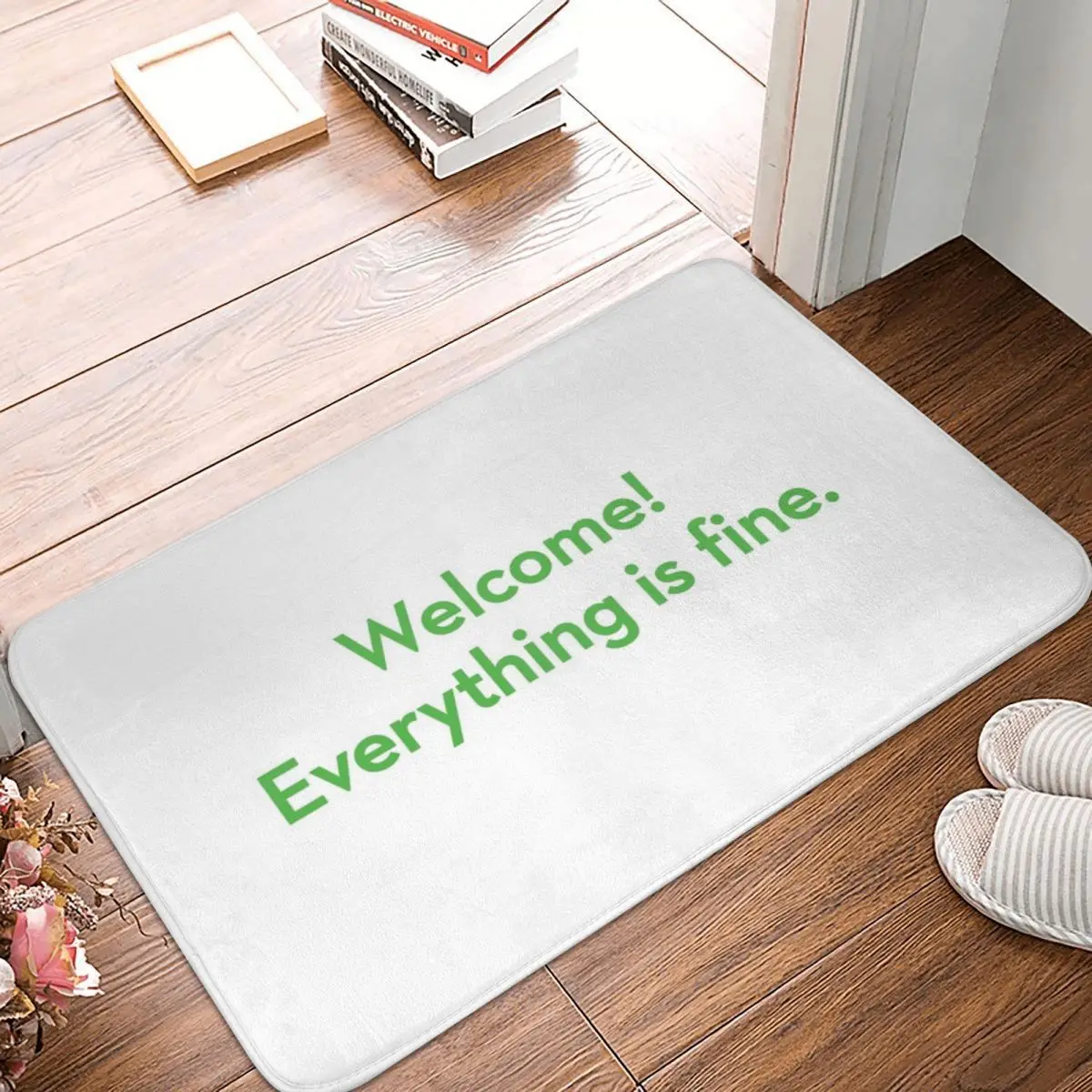 Welcome Everything Is Fine The Good Place Doormat Carpet Mat Polyester Non-Slip Floor Decor Bath Bathroom Kitchen Balcony 40*60
Welcome Everything Is Fine The Good Place Doormat Carpet Mat Polyester Non-Slip Floor Decor Bath Bathroom Kitchen Balcony 40*60