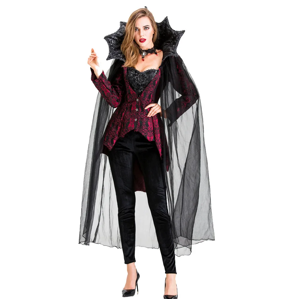 Halloween Costume for Women Vampire Costumes Vampire Queen Cosplay Party Fancy Dress Carnival Adult Woman
Halloween Costume for Women Vampire Costumes Vampire Queen Cosplay Party Fancy Dress Carnival Adult Woman