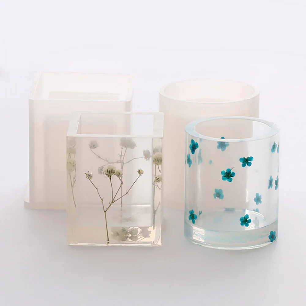 Pen Holder Crystal Silicone Casting Mold Mixed Style Epoxy Resin Molds Pen Holder Mold DIY Craft Toys
Pen Holder Crystal Silicone Casting Mold Mixed Style Epoxy Resin Molds Pen Holder Mold DIY Craft Toys