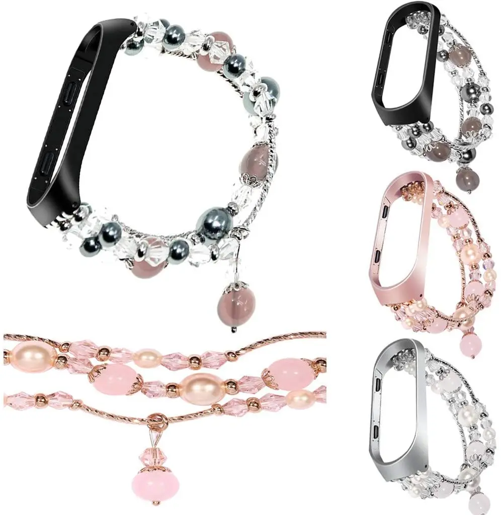 Jewelry Watch Strap for Xiaomi Mi Band 5 4 3 Bracelet Fashion Bead Wristband Replacement for mi band5 4 3 Women Wriststrap
Jewelry Watch Strap for Xiaomi Mi Band 5 4 3 Bracelet Fashion Bead Wristband Replacement for mi band5 4 3 Women Wriststrap