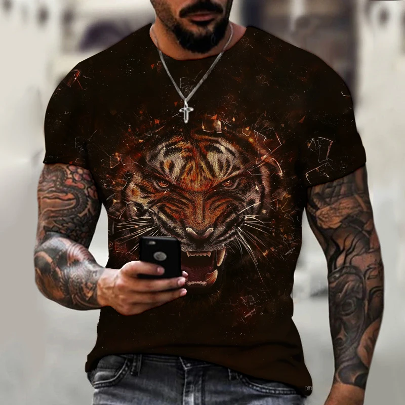 Liger 3DT Shirt Print 2021 New Summer Men's T-shirt Beast Ferocious Tough Guy Street Short Sleeve Fashion Casual
Liger 3DT Shirt Print 2021 New Summer Men's T-shirt Beast Ferocious Tough Guy Street Short Sleeve Fashion Casual