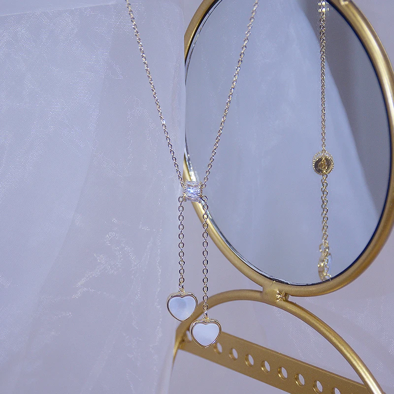 2021 New Arrive Popular Design 14k Real Gold Heart Adjustable Chain Necklace for Women Beautiful Jewelry Top Zircon INS Hot Gift
2021 New Arrive Popular Design 14k Real Gold Heart Adjustable Chain Necklace for Women Beautiful Jewelry Top Zircon INS Hot Gift
