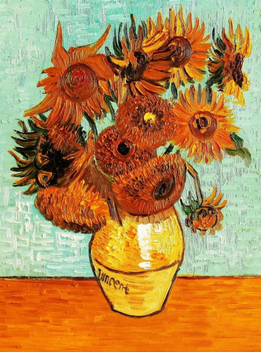 100%Handmade Oil Painting Hand Vincent Van Gogh - Twelve Sunflowers 24*20 Reproduction Oil Painting
100%Handmade Oil Painting Hand Vincent Van Gogh - Twelve Sunflowers 24*20 Reproduction Oil Painting