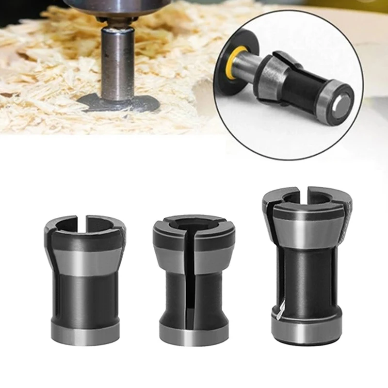 3PCS Set collets 6.35mm 8mm 6mm collet chuck Engraving Trimming machine Electric Router Milling Cutter Accessories
3PCS Set collets 6.35mm 8mm 6mm collet chuck Engraving Trimming machine Electric Router Milling Cutter Accessories