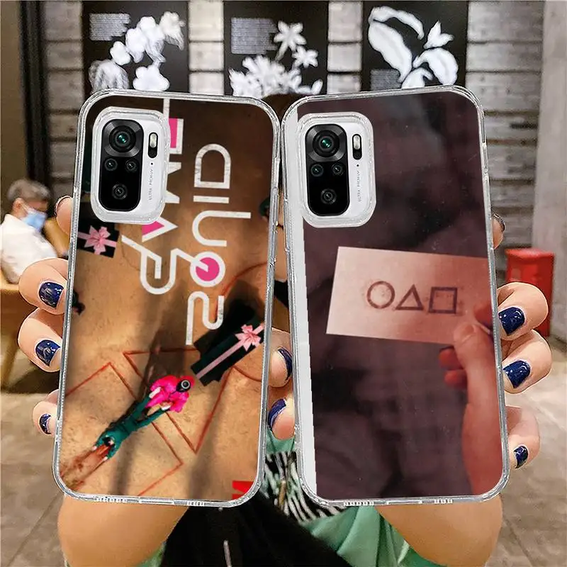 Squid Game Huang Junhao Phone Case for xiaomi 11 redmi note 10 9 8 7 pro lite T A S 10T 9A 9S 8T pro 4G transparent coque
Squid Game Huang Junhao Phone Case for xiaomi 11 redmi note 10 9 8 7 pro lite T A S 10T 9A 9S 8T pro 4G transparent coque