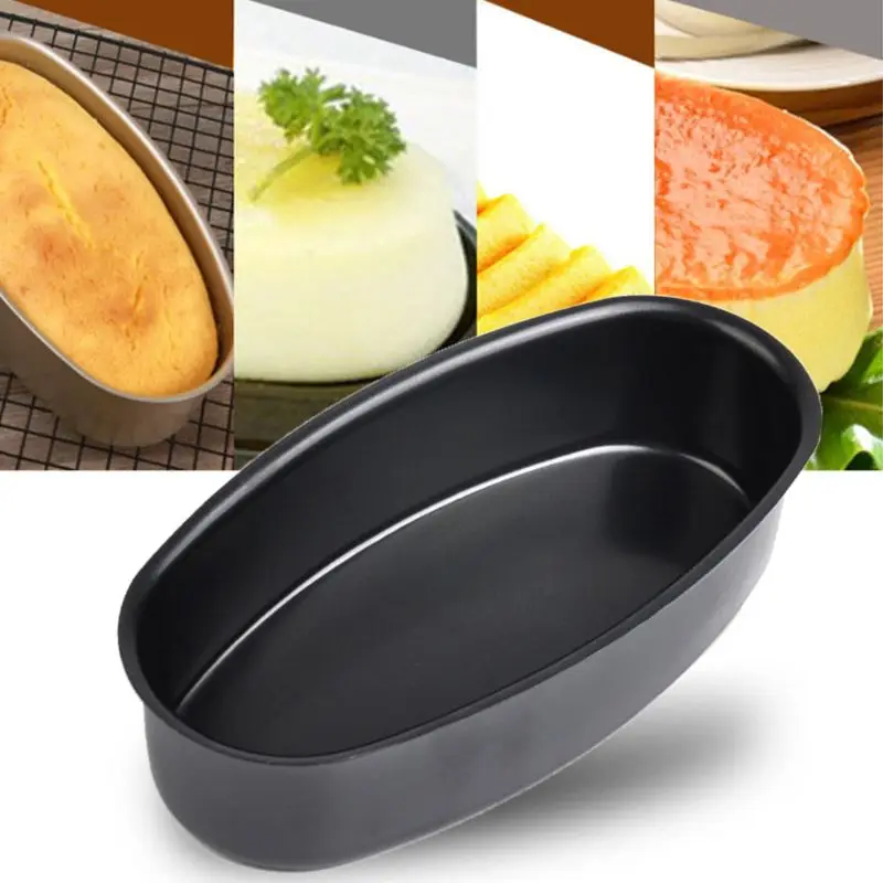 9 Inch Non Stick Oval Shape Cake Pan Cheesecake Loaf Bread Mold Baking Tray DIY
9 Inch Non Stick Oval Shape Cake Pan Cheesecake Loaf Bread Mold Baking Tray DIY