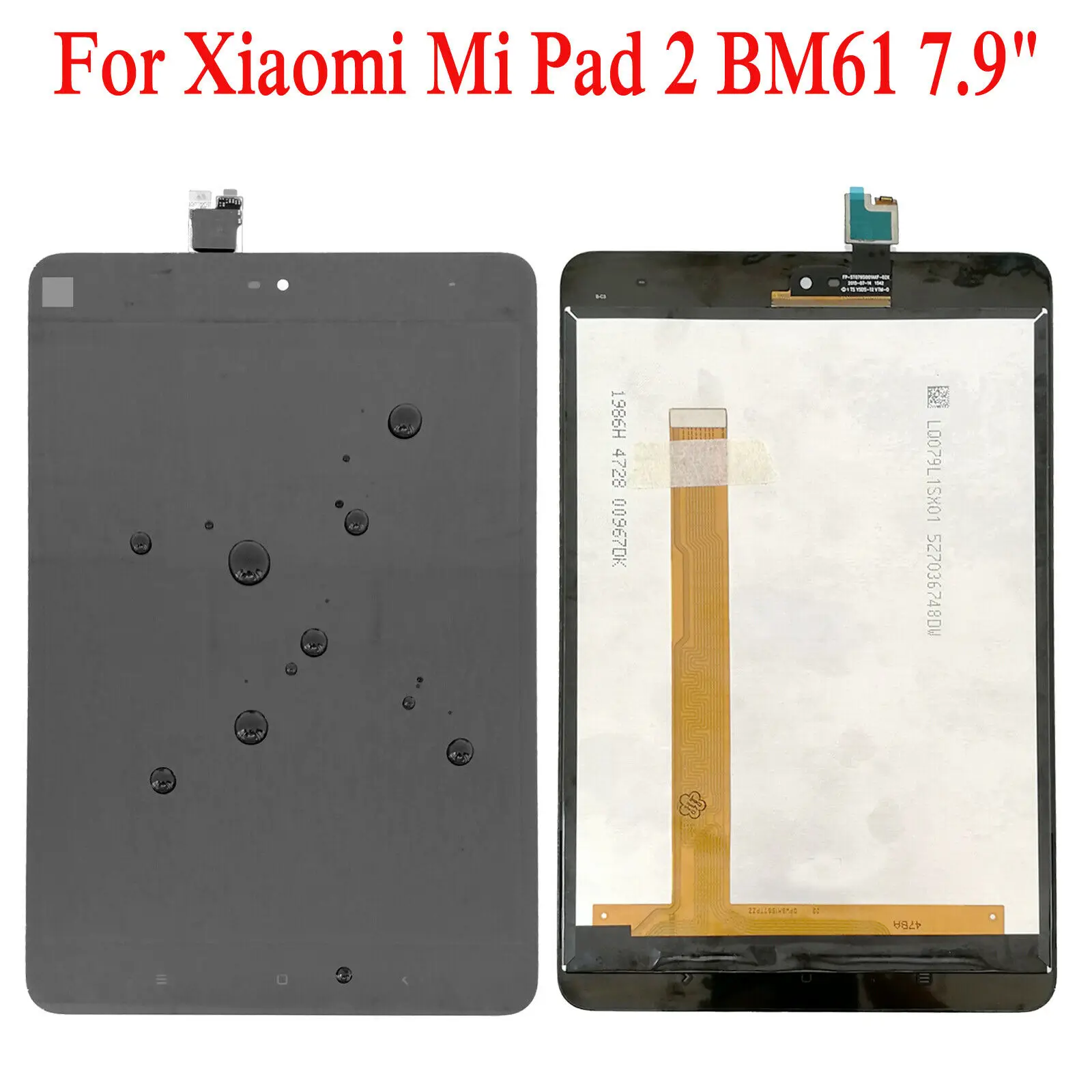 Фото 100% Новинка 7 9 "для Xiaomi mi Pad 2 pad ЖК дисплей сенсорный экран дигитайзер для Xiao Tablet PC(China)