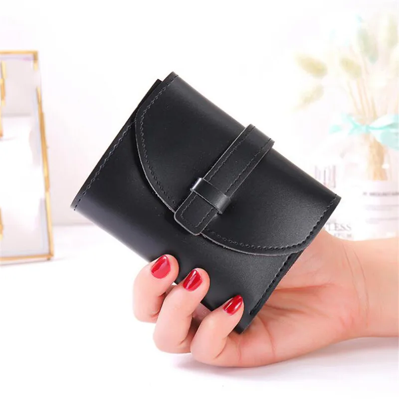 Fashion Lady Small Fresh Short Wallet High Quality PU Draw Belt Solid Color Short Card Bag Portable Money Purse Clutch
Fashion Lady Small Fresh Short Wallet High Quality PU Draw Belt Solid Color Short Card Bag Portable Money Purse Clutch