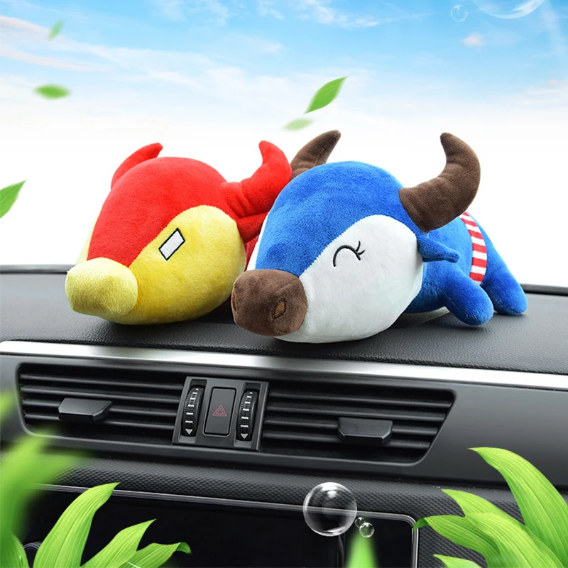 Cartoon Bull Doll Car Ornaments Accessories Purifying Air Bamboo Charcoal Car Interior Decoration Cute Animal Car Accessories
Cartoon Bull Doll Car Ornaments Accessories Purifying Air Bamboo Charcoal Car Interior Decoration Cute Animal Car Accessories
