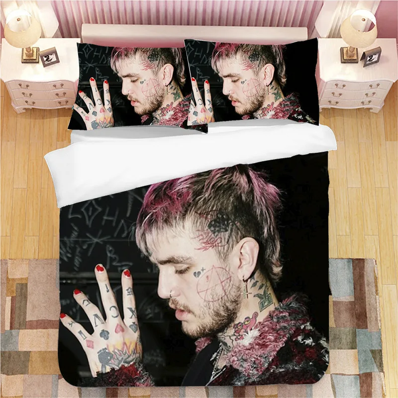 Rapper Lil Peep 3d Printed Bedding Cover Bedding Set Duvet Cover Cartoon Giant Comforter Bed Linen Bed Set (NO Sheet)
Rapper Lil Peep 3d Printed Bedding Cover Bedding Set Duvet Cover Cartoon Giant Comforter Bed Linen Bed Set (NO Sheet)