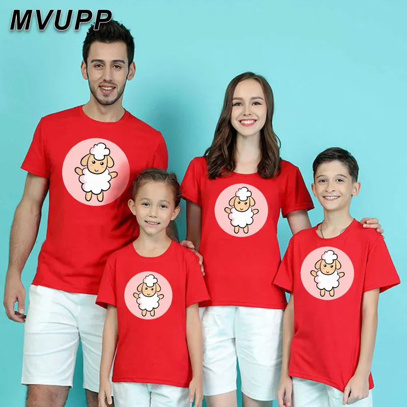 Corban Festival New Family Look Matching Clothes Mommy And Me print T-shirt Mother Daughter Father Son Outfits Parent-child Tops
Corban Festival New Family Look Matching Clothes Mommy And Me print T-shirt Mother Daughter Father Son Outfits Parent-child Tops