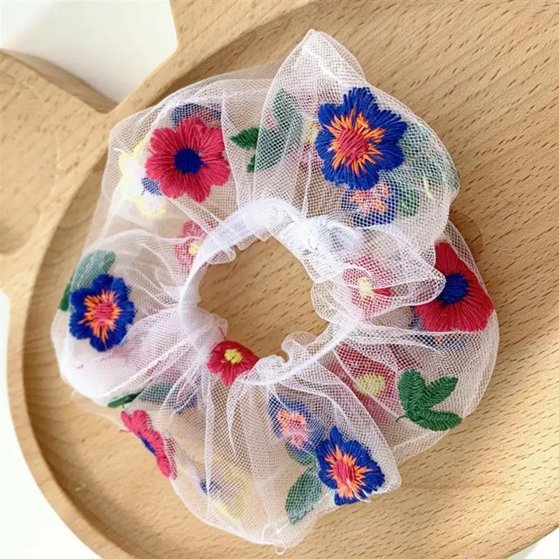 2PCS Lady Hair Scrunchy Embroidery Flower Creative Hair Tie Rope Elastic Hair Rope Elastic Ponytail Holder Headwear Accessories
2PCS Lady Hair Scrunchy Embroidery Flower Creative Hair Tie Rope Elastic Hair Rope Elastic Ponytail Holder Headwear Accessories