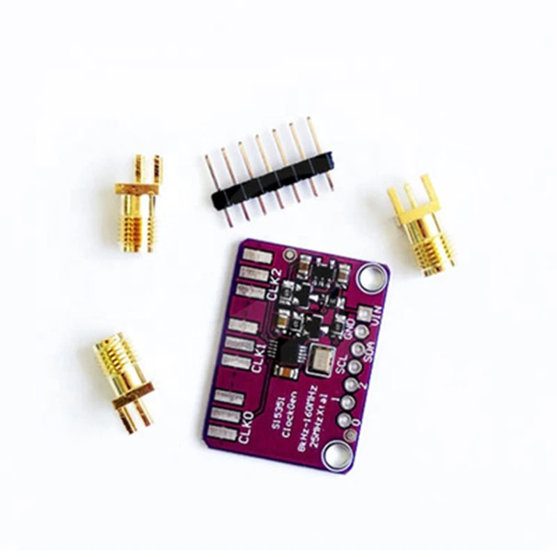 SI5351 5351 Si5351A высокоточная плата для прерывания сигнала часов, контроллер сигнала SI5351
SI5351 5351 Si5351A высокоточная плата для прерывания сигнала часов, контроллер сигнала SI5351
