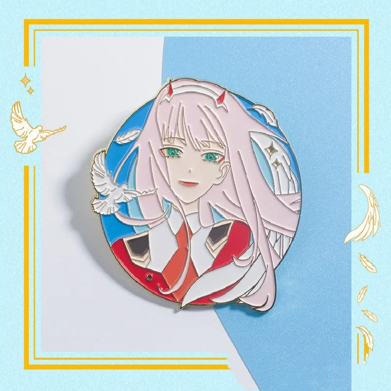 Hot Anime Darling In The Franxx Anime Icons Zero Two 002 Badges On a Backpack Cartoon Pin Badge Decoration Brooches Metal Badges
Hot Anime Darling In The Franxx Anime Icons Zero Two 002 Badges On a Backpack Cartoon Pin Badge Decoration Brooches Metal Badges