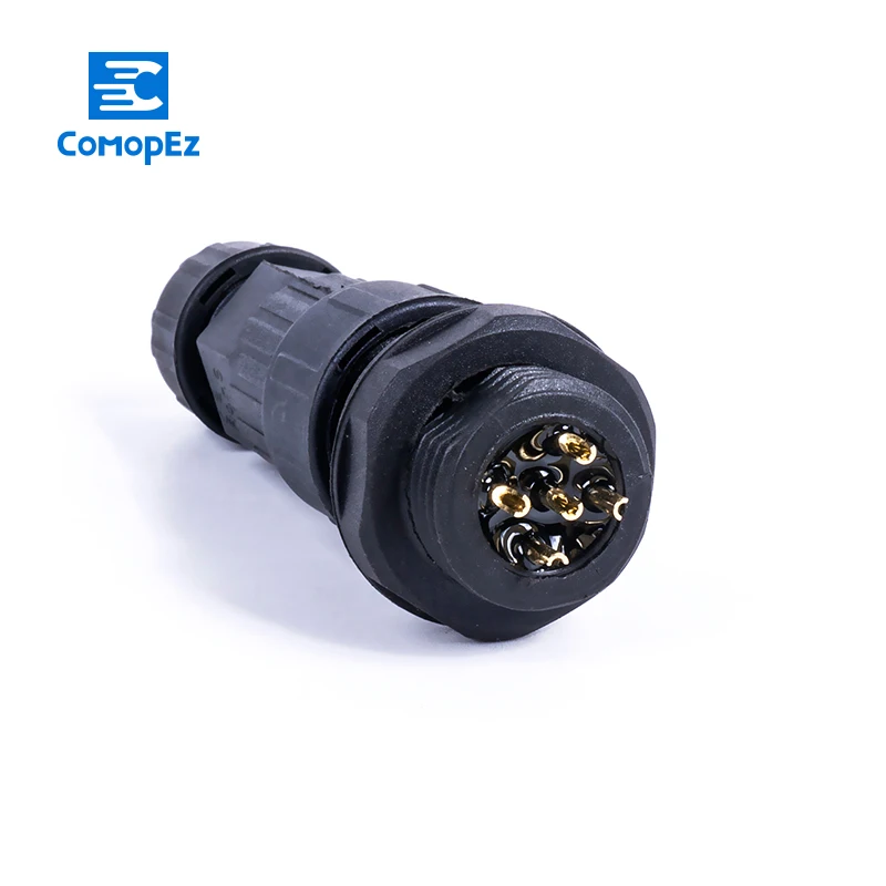 M16 IP68 Connector Waterproof Plug 2/3/4/5/6/7/8/9/10 11/12 Pin Sensor Signal Cable Connectors Sealed Retardant Junction Box
M16 IP68 Connector Waterproof Plug 2/3/4/5/6/7/8/9/10 11/12 Pin Sensor Signal Cable Connectors Sealed Retardant Junction Box