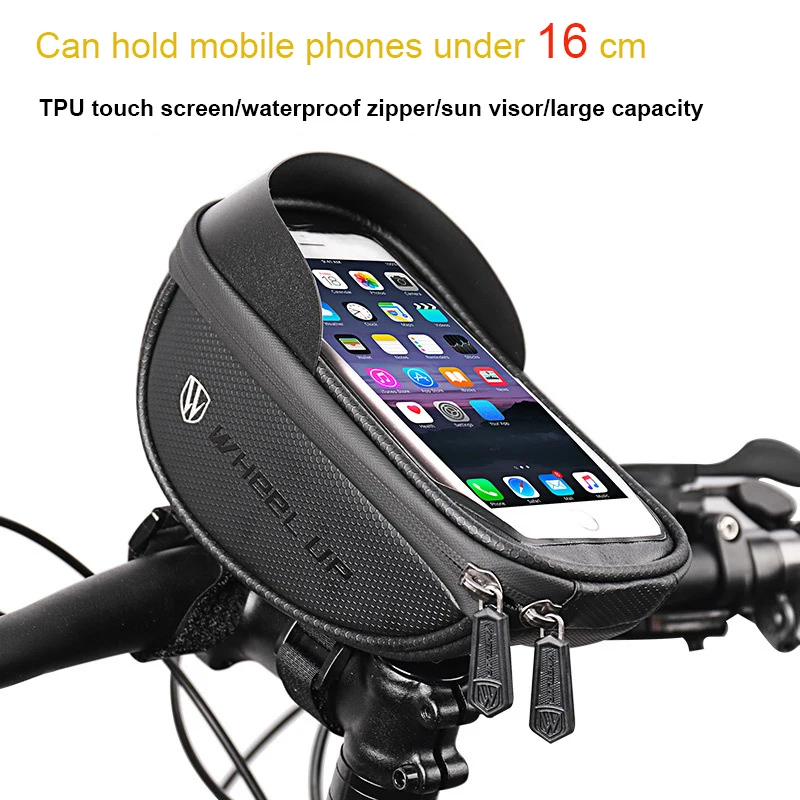 Bike Bag Water-Repellent Touch Screen Phone Bag Mountain Bike Front Beam Phone Holder Riding Handlebar Bicycle Accessories
Bike Bag Water-Repellent Touch Screen Phone Bag Mountain Bike Front Beam Phone Holder Riding Handlebar Bicycle Accessories