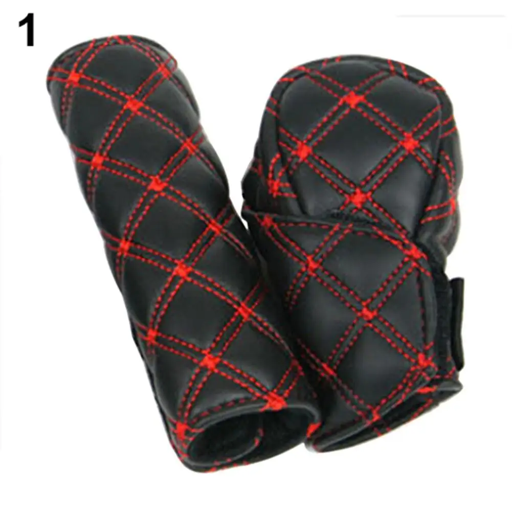 Car Faux Leather Gear Shift Knob Cover Hand Brake Cover Sleeve Case Skin Protector 2 in 1 Set Car Styling Interior Accessories
Car Faux Leather Gear Shift Knob Cover Hand Brake Cover Sleeve Case Skin Protector 2 in 1 Set Car Styling Interior Accessories
