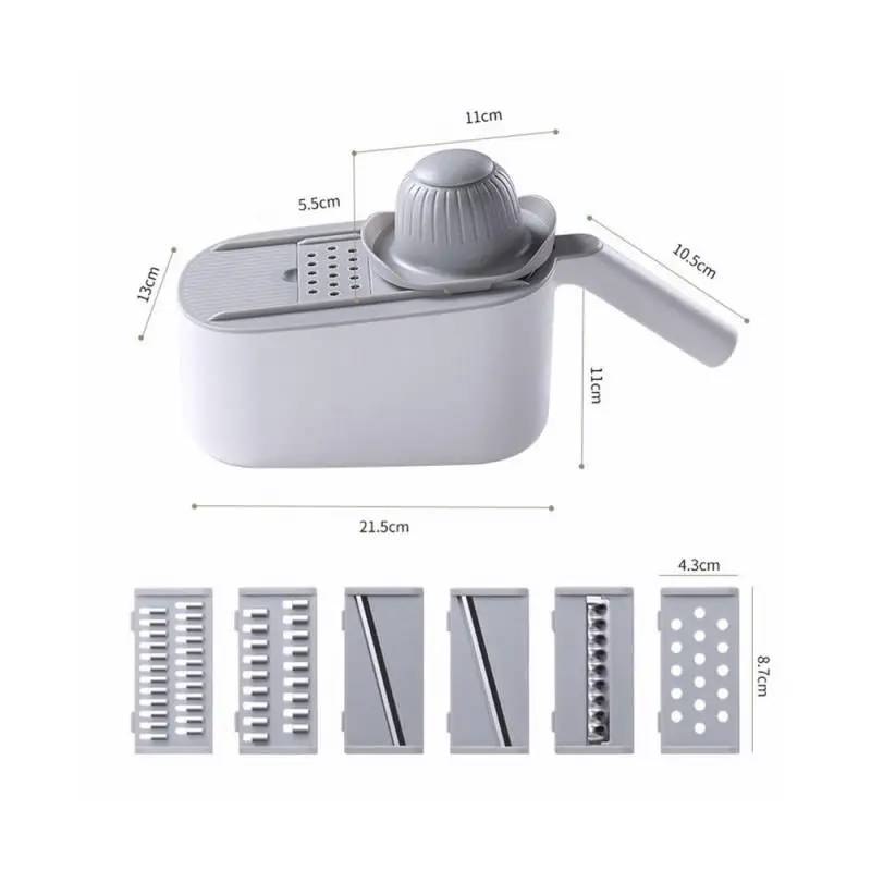Kitchen Fruit Vegetable Cutter 6-in-1 Multifunctional Mandoline Slicer Potato Peeler Household Manual Carrot Cheese Grater Tools
Kitchen Fruit Vegetable Cutter 6-in-1 Multifunctional Mandoline Slicer Potato Peeler Household Manual Carrot Cheese Grater Tools