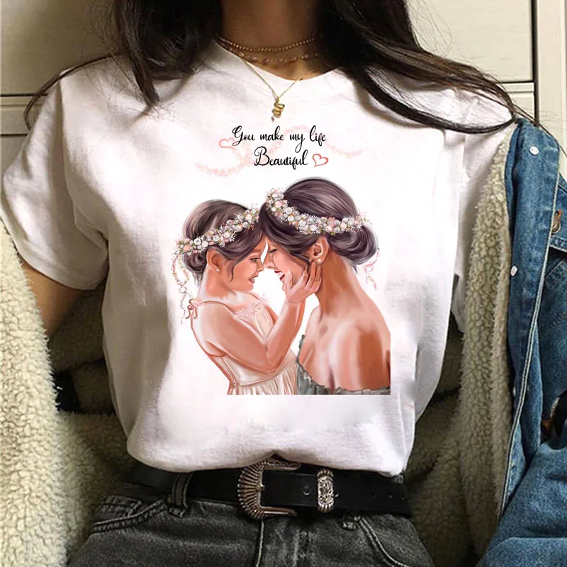 Fashion Women T Shirt Cute Momlife Baby Love Mama Tops Tee Queen Print T-shirt Summer Short Sleeve T-shirt Female Tees Femme
Fashion Women T Shirt Cute Momlife Baby Love Mama Tops Tee Queen Print T-shirt Summer Short Sleeve T-shirt Female Tees Femme