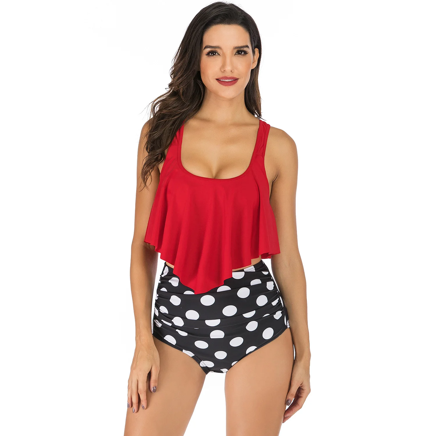 Bikini Swimsuit Women's Sexy Swimsuit Suspender Printed Split High Waist Bikini Women Bathing Suit 2021 New Beachwear
Bikini Swimsuit Women's Sexy Swimsuit Suspender Printed Split High Waist Bikini Women Bathing Suit 2021 New Beachwear